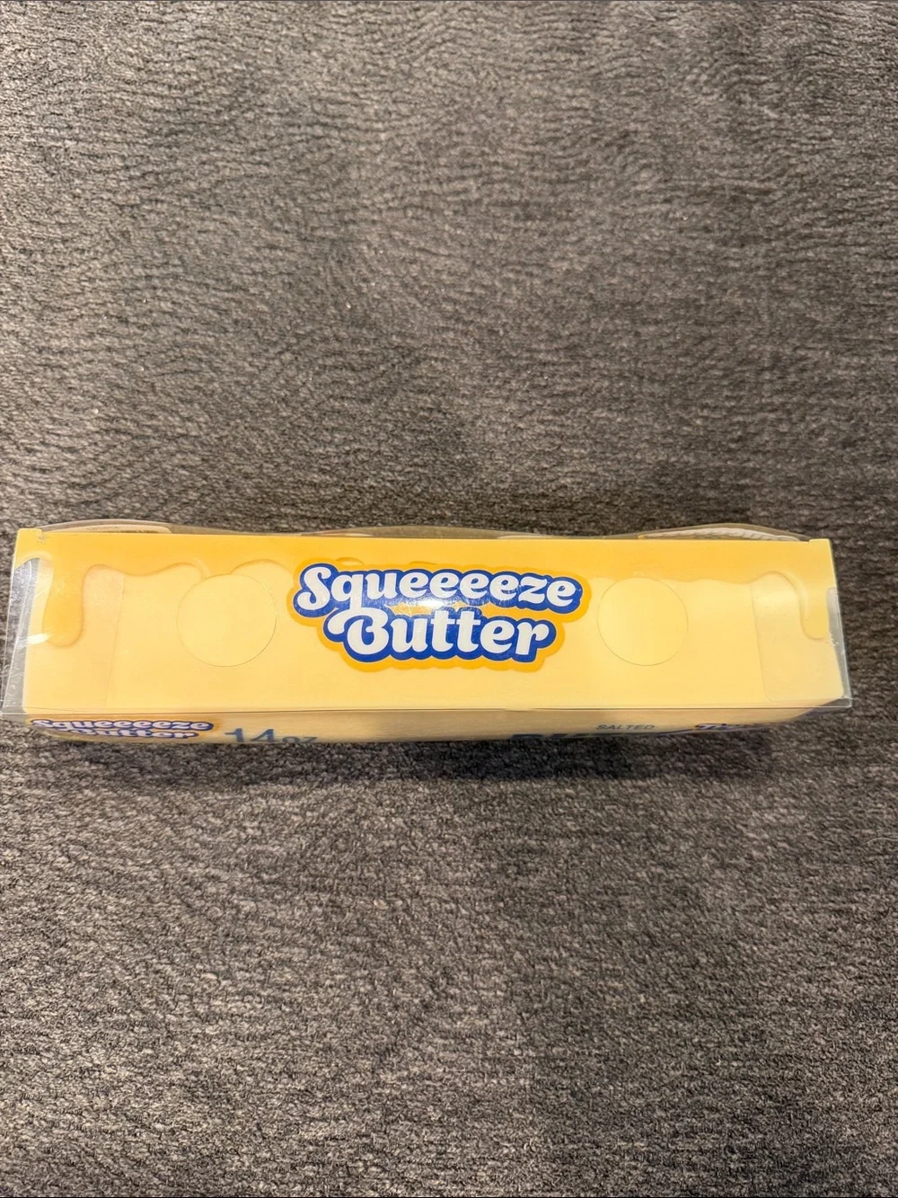 Giggle Zone 14 oz. Yellow  Squeeze Butter Squishy Toy
